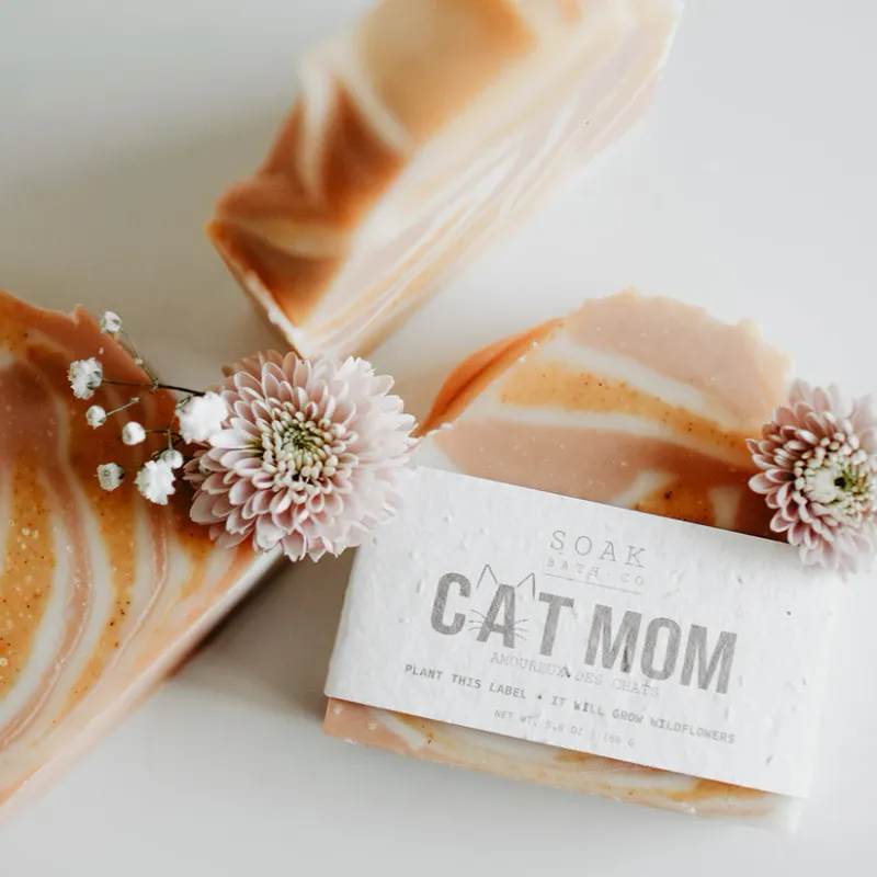 Soak Bath Co Cat Mom Soap Bar