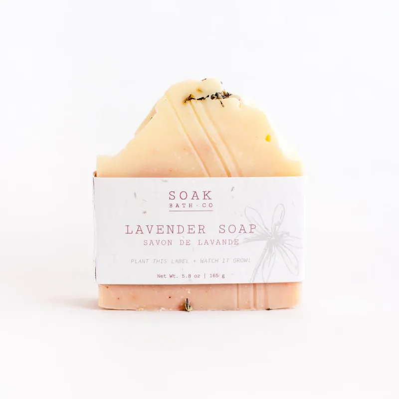 Soak Bath Co Lavender Soap Bar