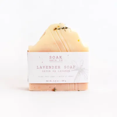 Soak Bath Co Lavender Soap Bar