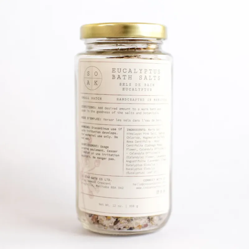 Soak Bath Co Eucalyptus Bath Salts