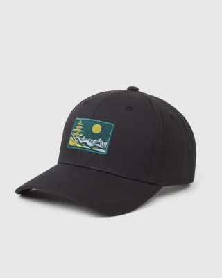 Ten Tree Emerald Edge Elevation Hat Meteorite Black