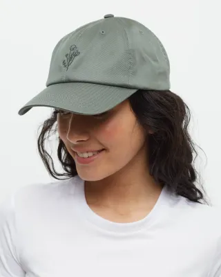 Ten Tree Flower Embroidery Peak Hat