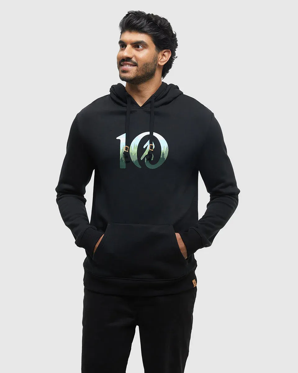 Ten Tree M Cloudy Forest Ten Hoodie Meteorite Black