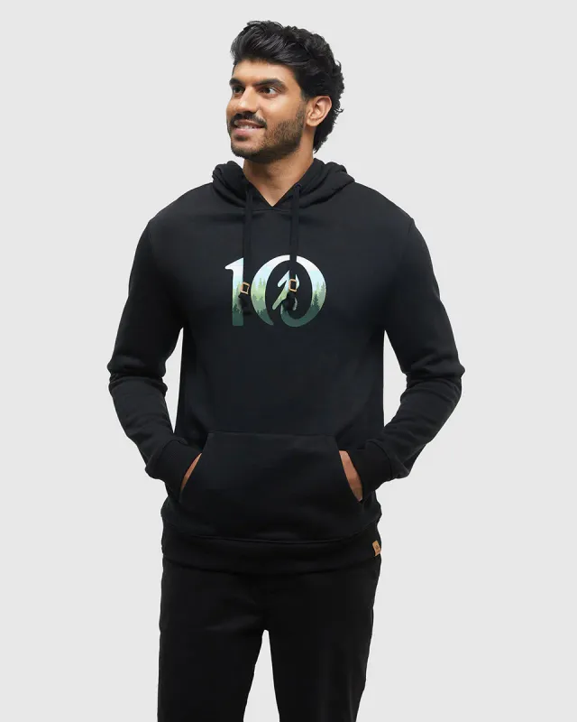 Ten Tree M Cloudy Forest Ten Hoodie Meteorite Black