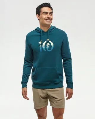 Ten Tree M Cloudy Forest Ten Hoodie Jasper/Oasis