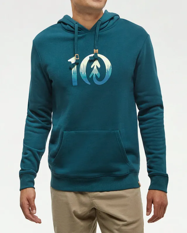 Ten Tree M Cloudy Forest Ten Hoodie Jasper/Oasis