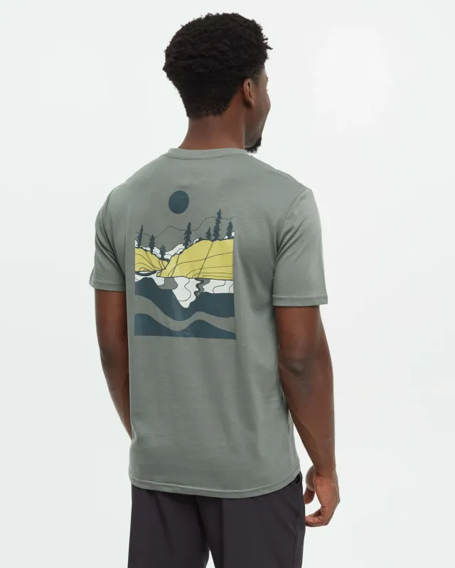 Ten Tree M Emerald Edge T-Shirt Agave Green/Darkest Spruce