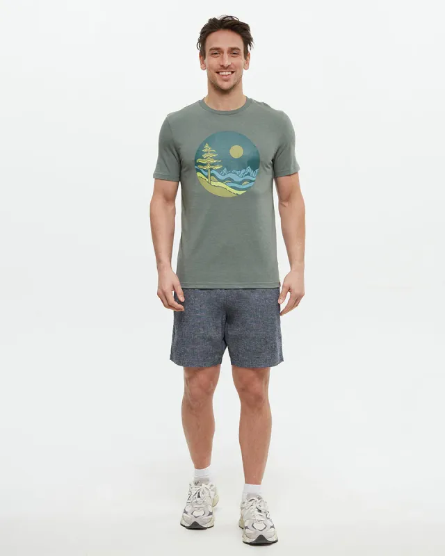 Ten Tree M Emerald Edge Portal T-Shirt Agave Green/G