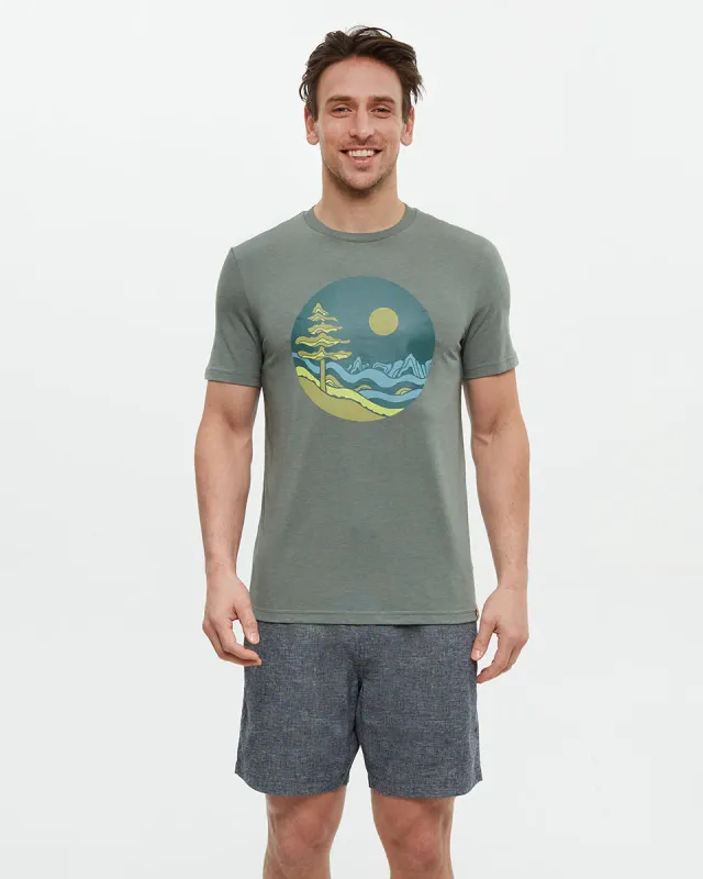 Ten Tree M Emerald Edge Portal T-Shirt Agave Green/Green Olive