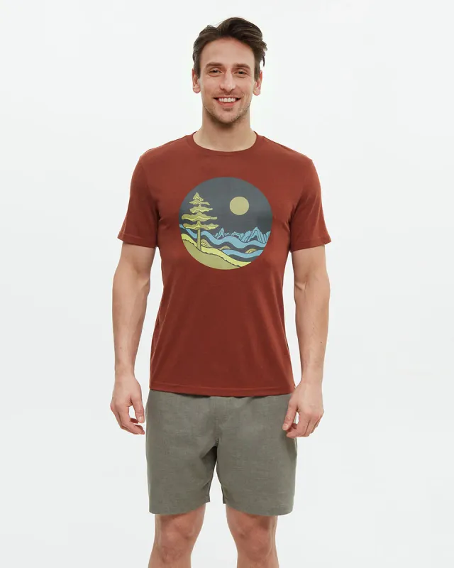 Ten Tree M Emerald Edge Portal T-Shirt Sequoia/Darkest Spruce