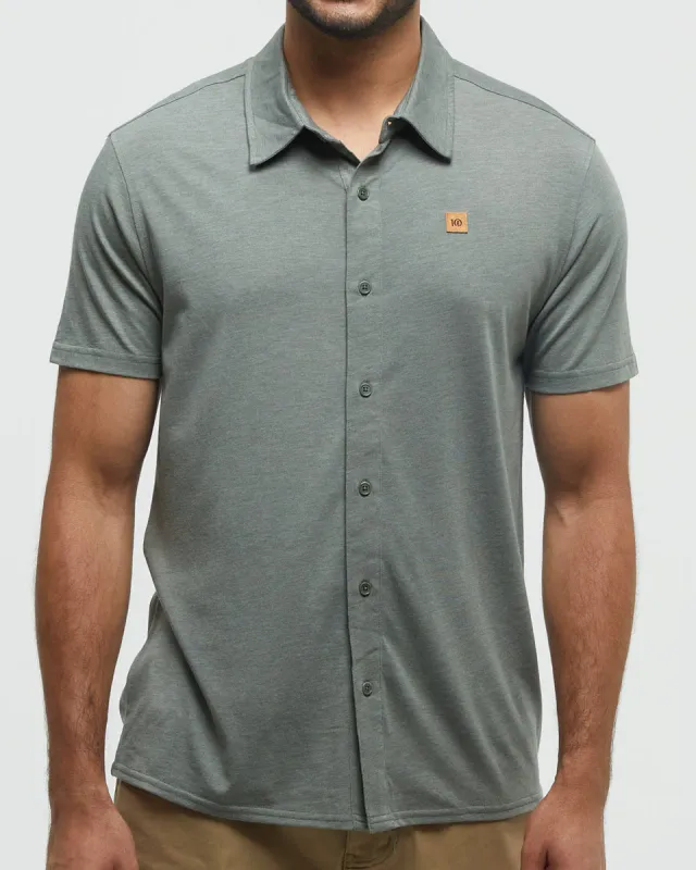 Ten Tree M Hawthorn Shirt Agave Green Heather