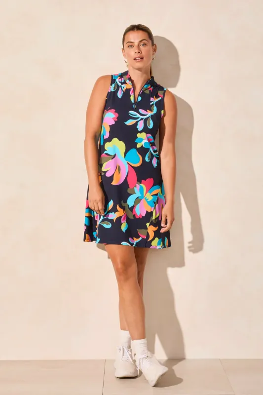 Tribal Sport Sleeveless Flare Dress