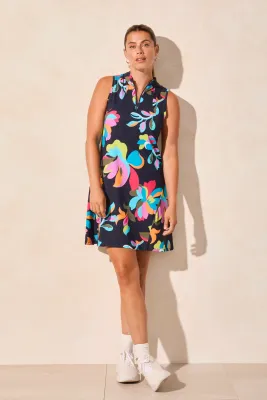 Tribal Sport Sleeveless Flare Dress