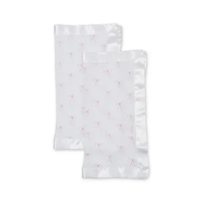 Lulujo Security Blankets 2 Pack Bows