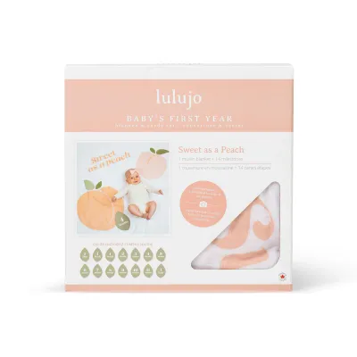 Lulujo Baby's First Year Set Sweet as Peach