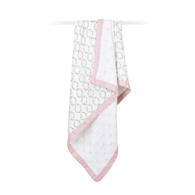 Lulujo Classic Quilt Bows &amp; Rose Trellis