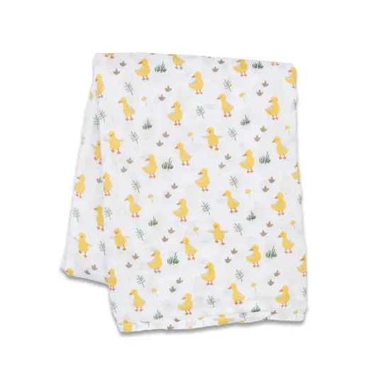 Lulujo Muslin Swaddle Blanket Duck