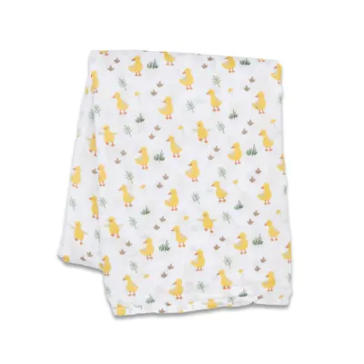 Lulujo Muslin Swaddle Blanket Duck
