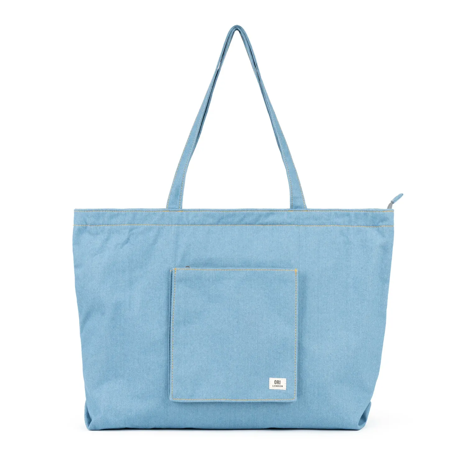 ORI London Portobello Light Wash Denim Large Tote