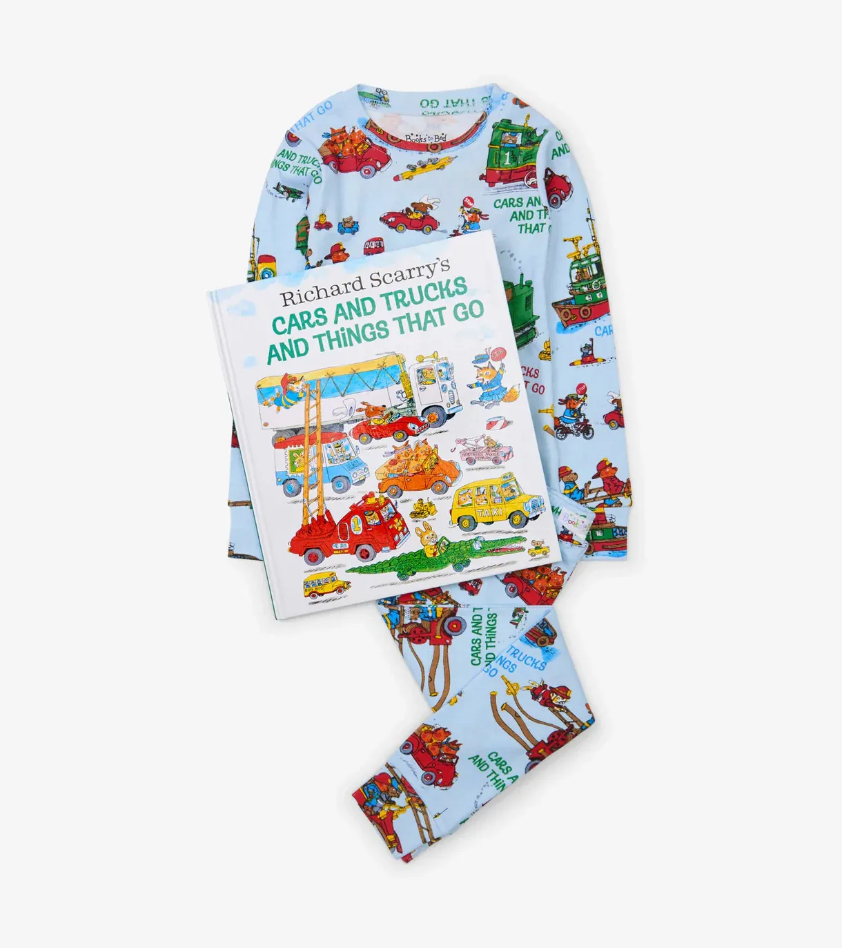 Richard Scarry&#39;s Cars and Trucks Pajama and Book Set
