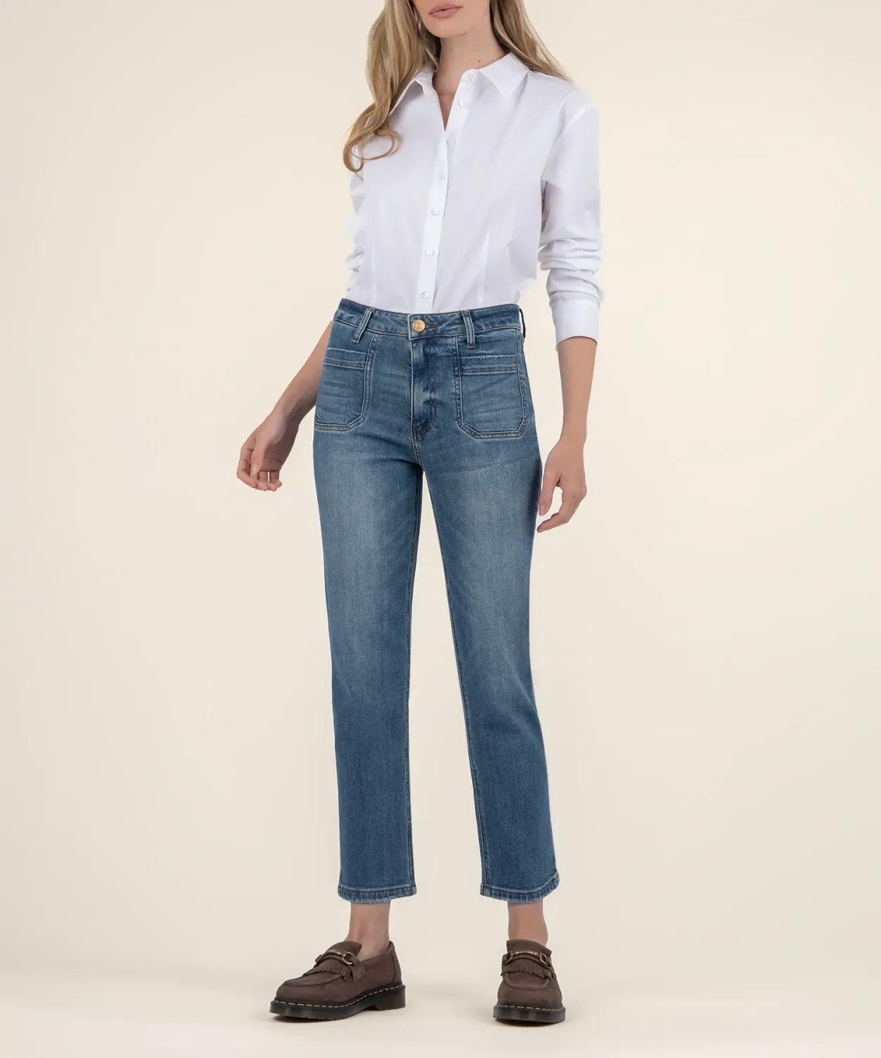 Kut From The Kloth Elizabeth Straight Patch Clarity