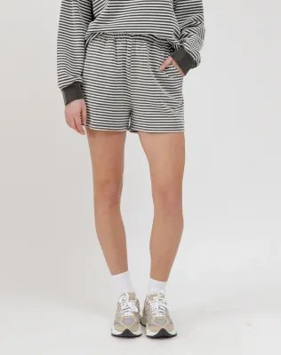 Brunette the Label Mini Stripe Classic Short