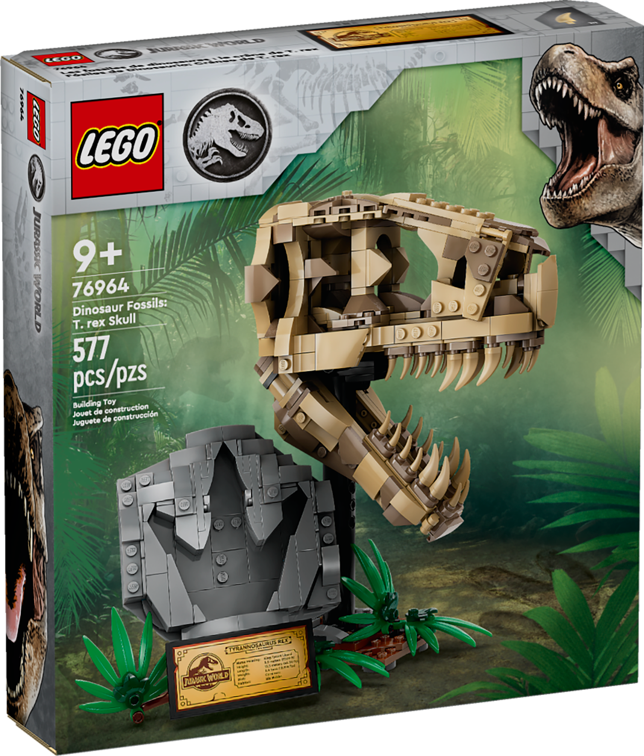 LEGO® 76964 Jurassic World Dinosaur Fossils: T-Rex Skull