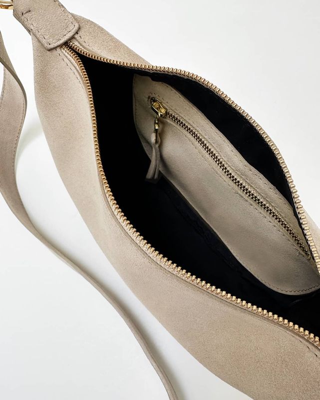 Brave Melany Bag Beige 300 Suede Gold