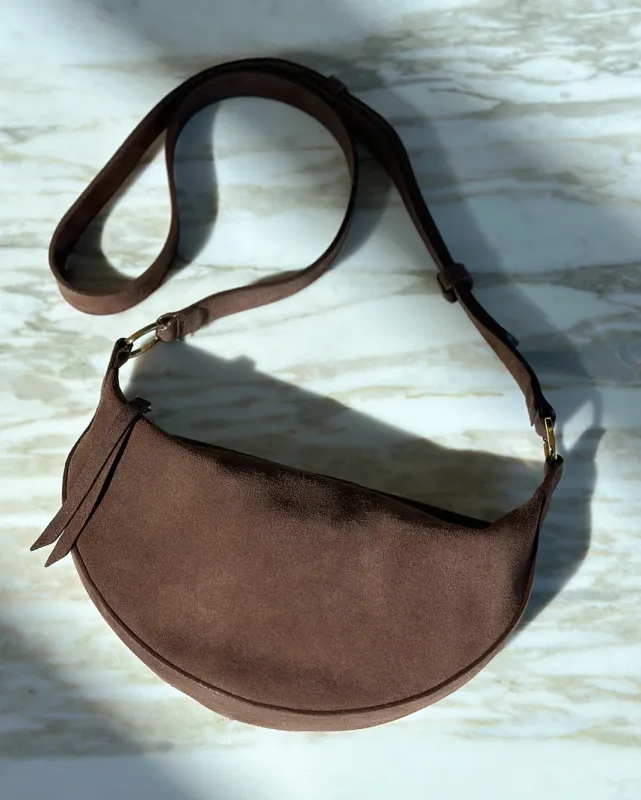 Brave Melany Bag Castoro Suede Gold