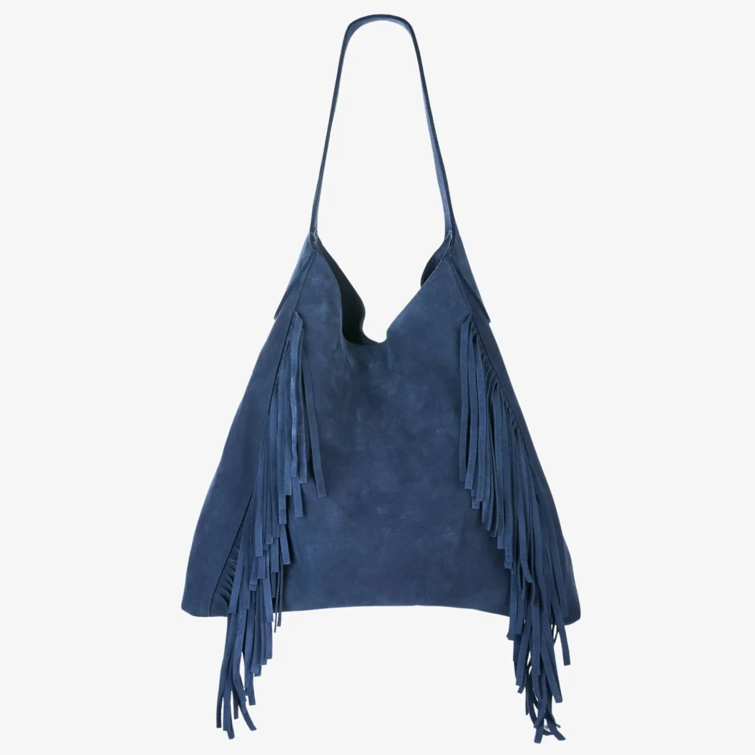 Brave Avah Bag Blue Baltico Suede Silver