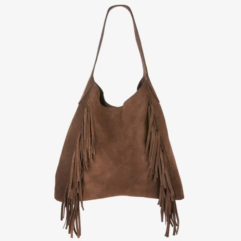 Brave Avah Bag Castoro Suede Gold