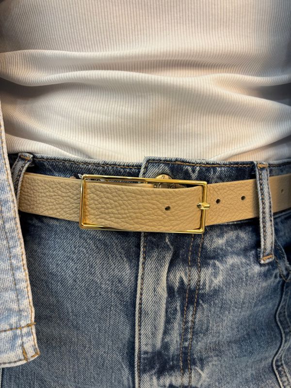 Brave Ursian Belt Mouton Nappa Gold