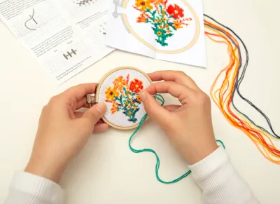 Kikkerland Embroidery Kit