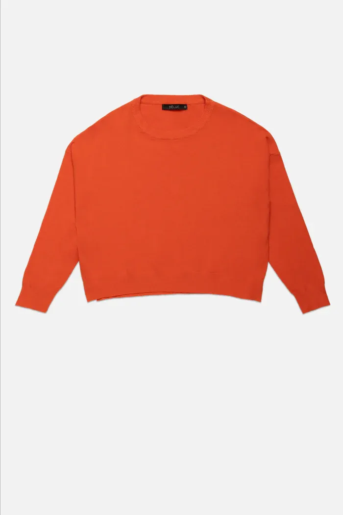 Deluc Polly Sweater Orange Red