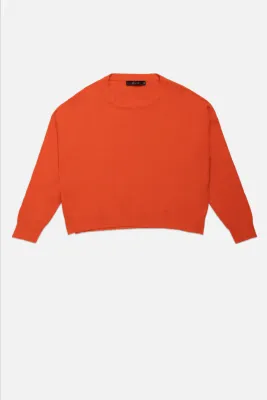 Deluc Polly Sweater Orange Red