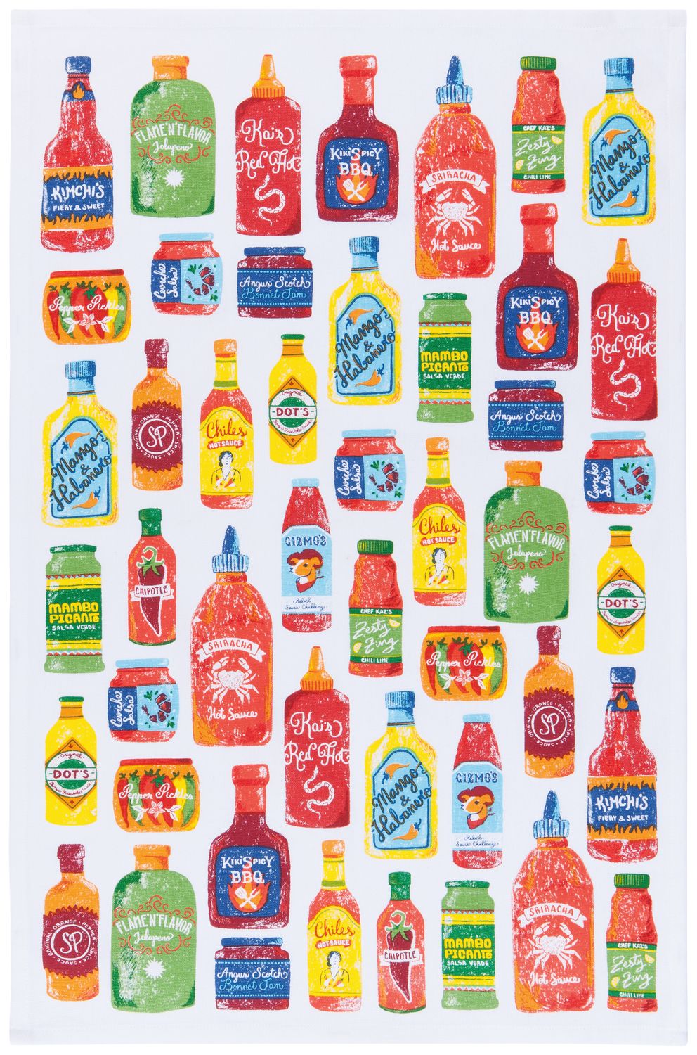 Danica Dishtowel Hot Sauce Set of 2