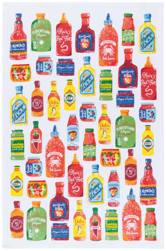 Danica Dishtowel Hot Sauce Set of 2