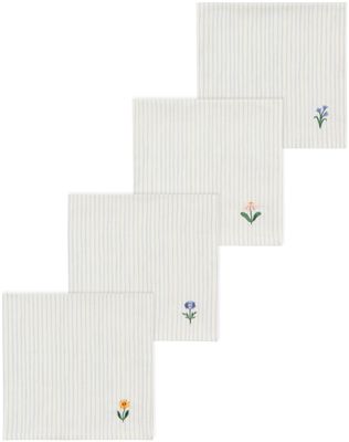 Danica Hand Picked Print Napkin Set/4