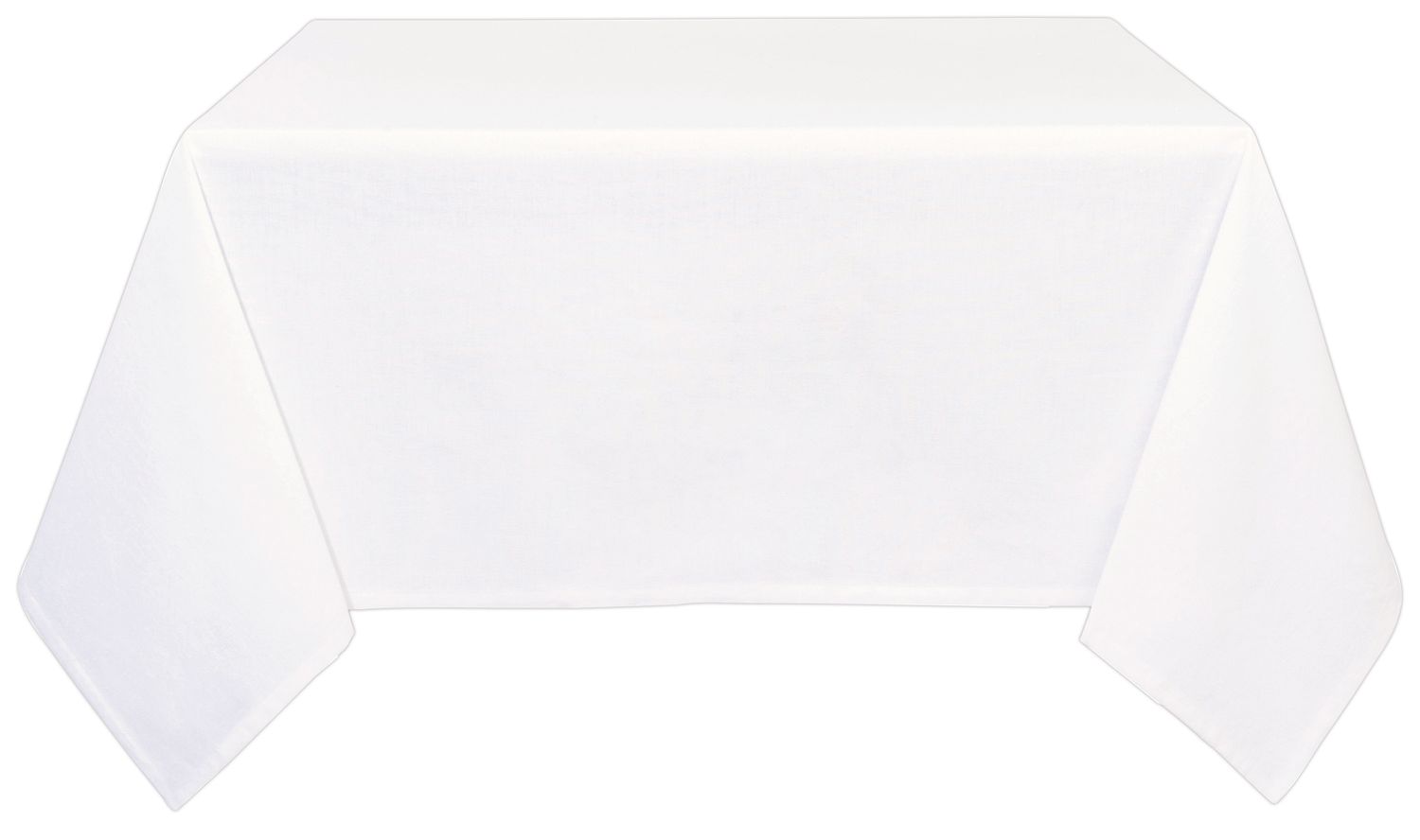 Danica Spectrum White Tablecloth 60x90in