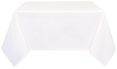 Danica Spectrum White Tablecloth 60x90in