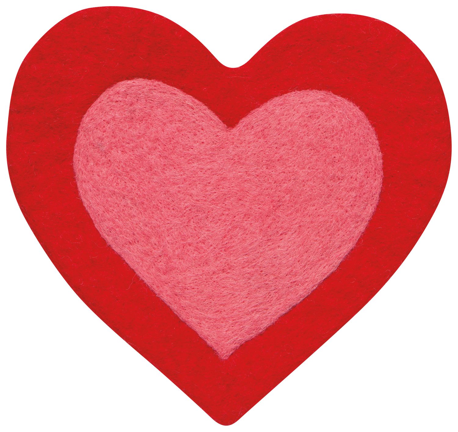 Danica Trivet Felt Wool Heart