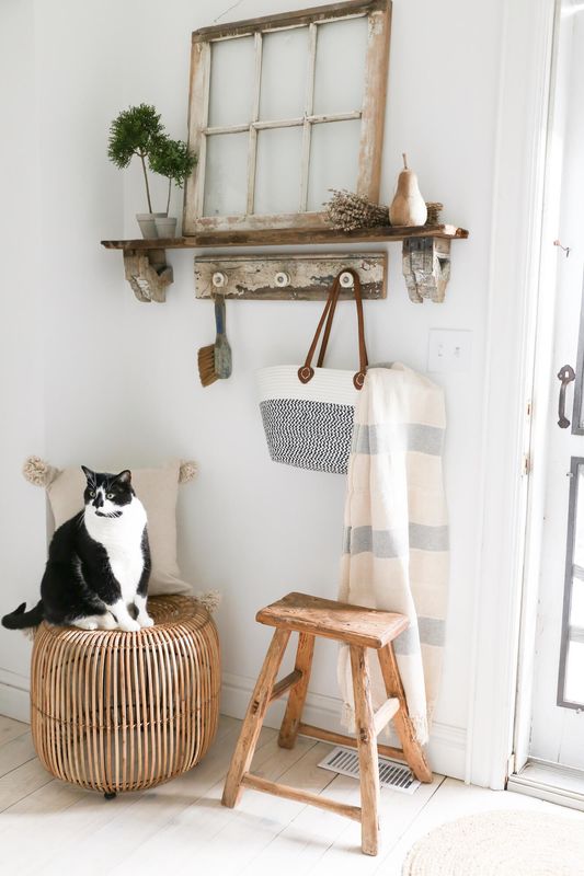 Bacon Basket White and Black Market Bag