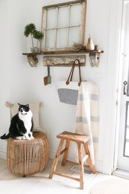 Bacon Basket White and Black Market Bag