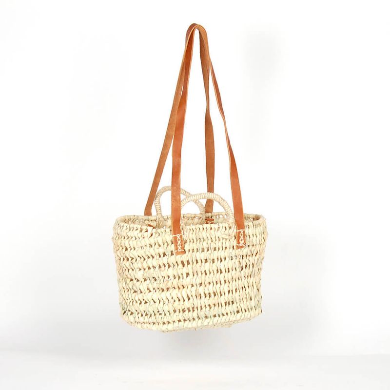 Bacon Basketware Openweave Palm Bag