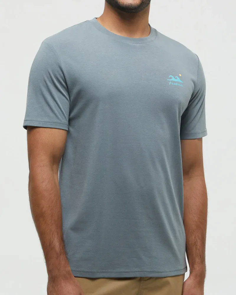 Ten Tree M Seaforestation T-Shirt Anchor Grey