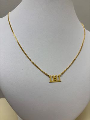 House of Moda 11:11 Angel Number Necklace Gold