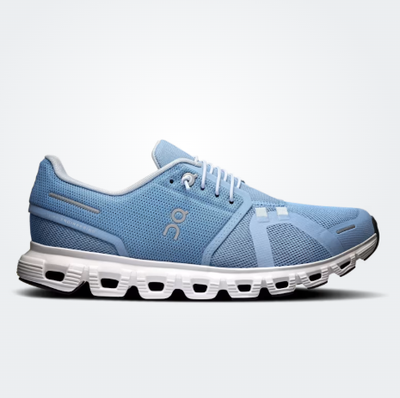 On Cloud 6 Women Chambray/White