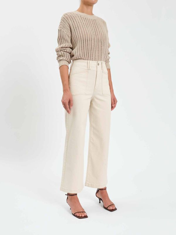 Daze Valley Girl High Rise Ankle Leg Rawcut