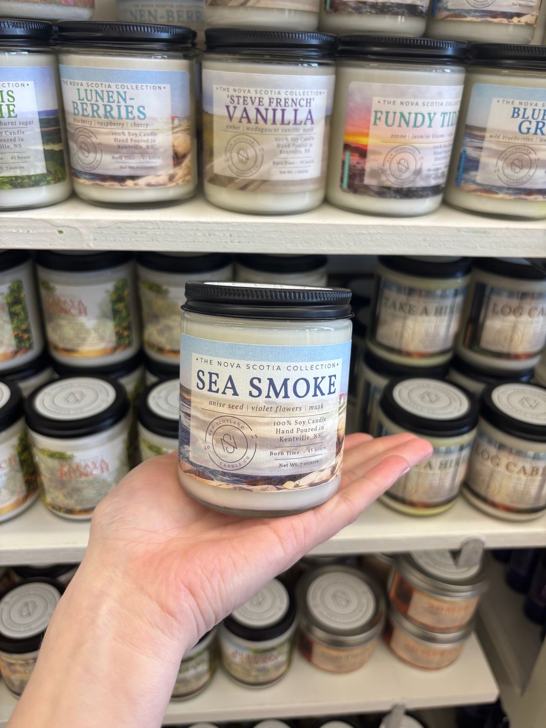 New Scotland Candle Co. Sea Smoke 7oz