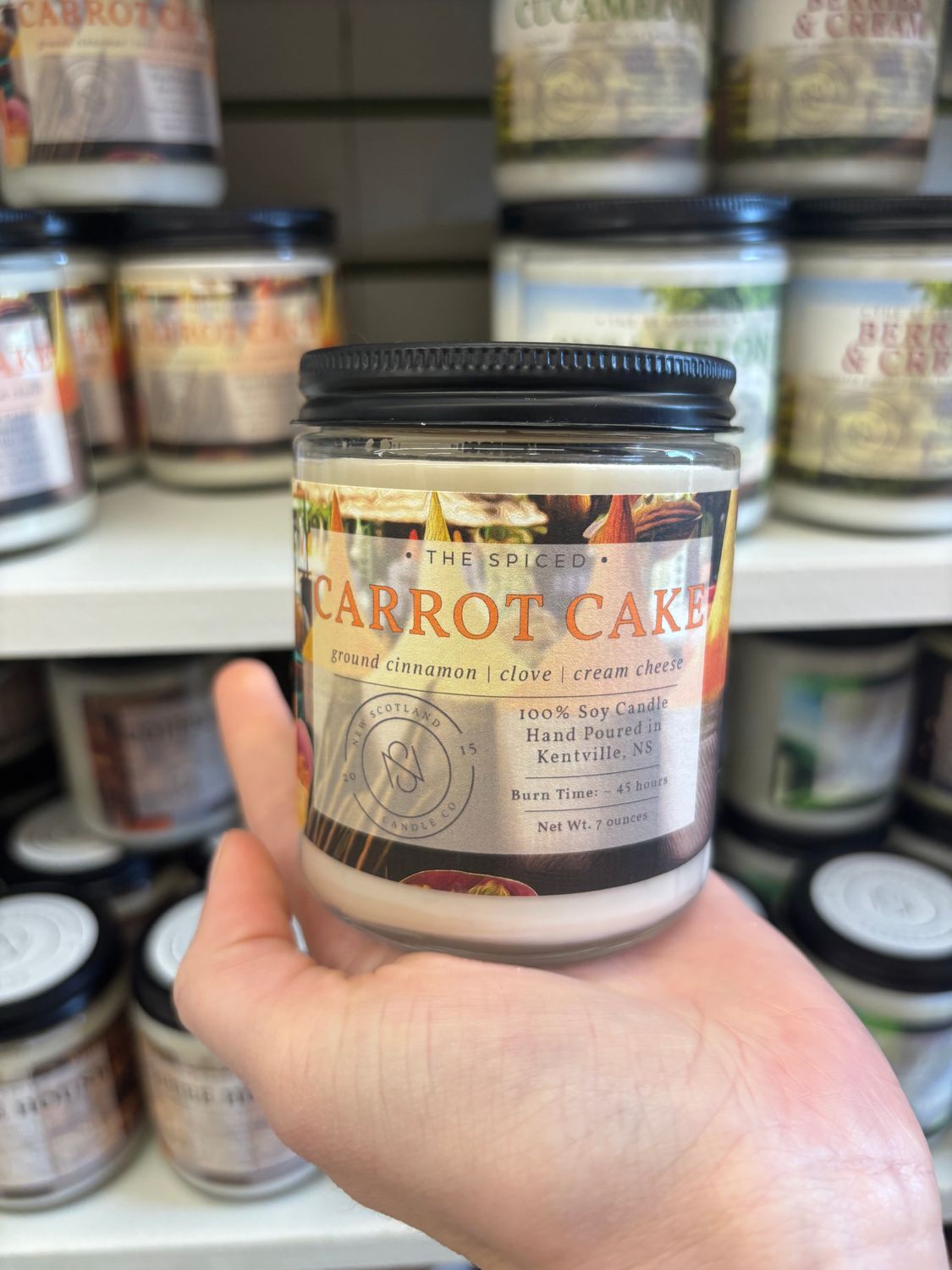 New Scotland Candle Co. Carrot Cake 7oz